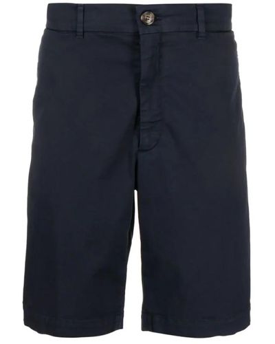 Brunello Cucinelli Marineblaue casual shorts,leinen shorts