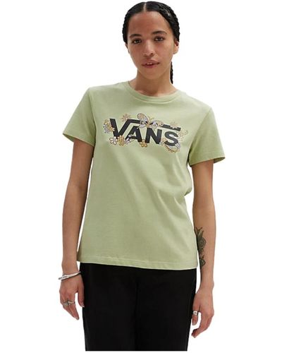 Vans Trippy paisley crew t-shirt - Grün