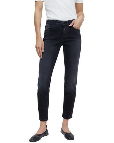 Closed Cropped Jeans - Blue