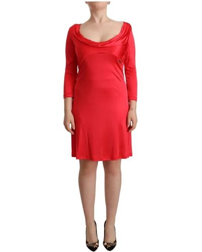 John Galliano Short Dresses - Red