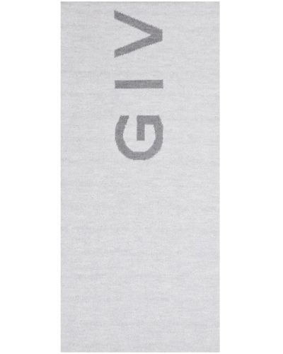 Givenchy Doppelseitiger perlgau schal - Weiß