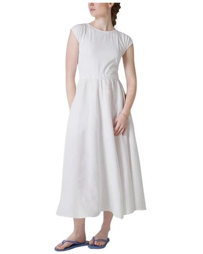 Deha Dresses > day dresses > midi dresses - Blanc
