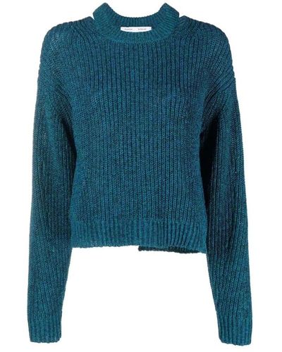 Proenza Schouler Round-Neck Knitwear - Blue