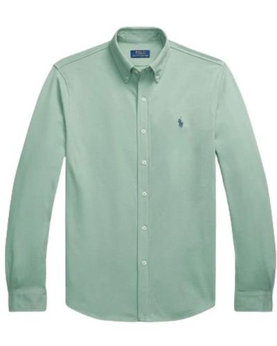 Polo Ralph Lauren Piqué baumwoll polo shirt - Grün