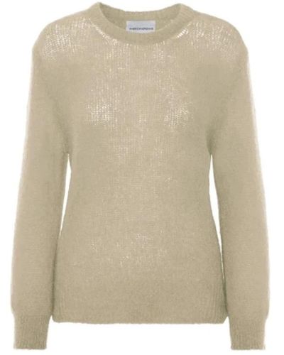 American Dreams Round-Neck Knitwear - Natural