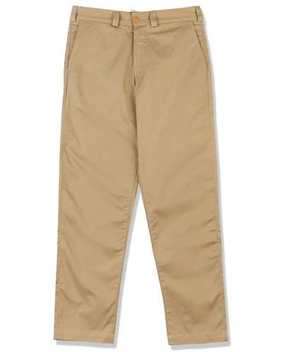 Lee Jeans Straight Trousers - Natural