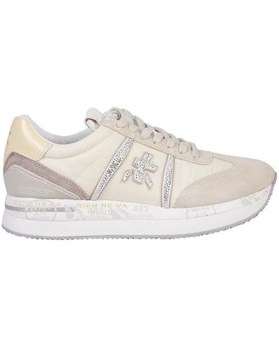 Premiata Beige conny sneakers,hohe sneakers conny in blush,sneakers - Weiß