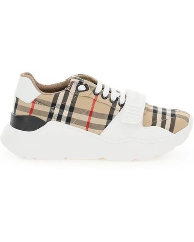 Burberry Check canvas sneakers - Mehrfarbig