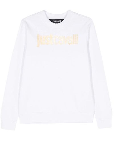 Just Cavalli Sweatshirts - White