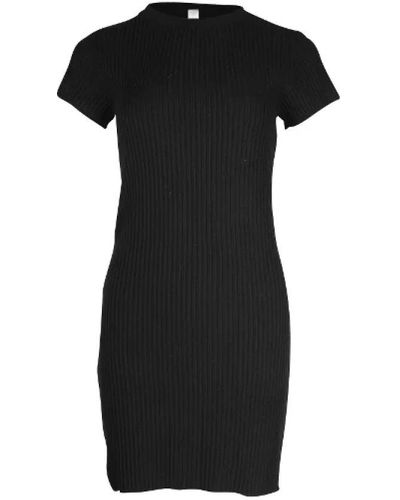 Anine Bing Short Dresses - Black