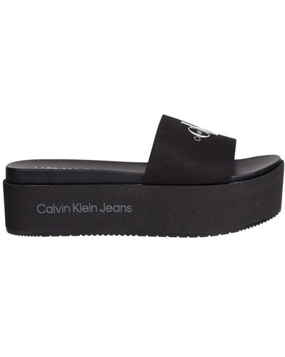 Calvin Klein Shoes > flip flops & sliders > sliders - Noir