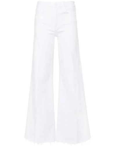 Mother Wide Pants - White