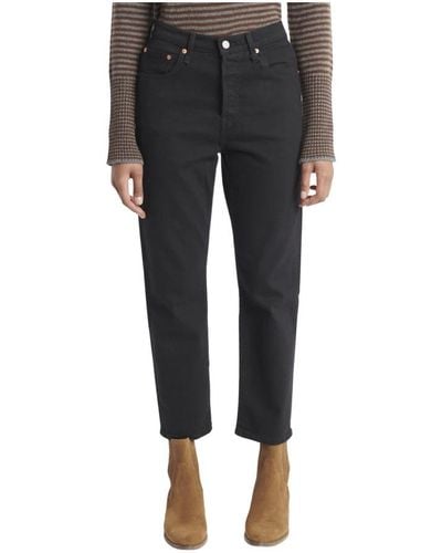 Levi's Cropped Trousers - Black