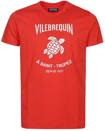Vilebrequin T-Shirts - Red