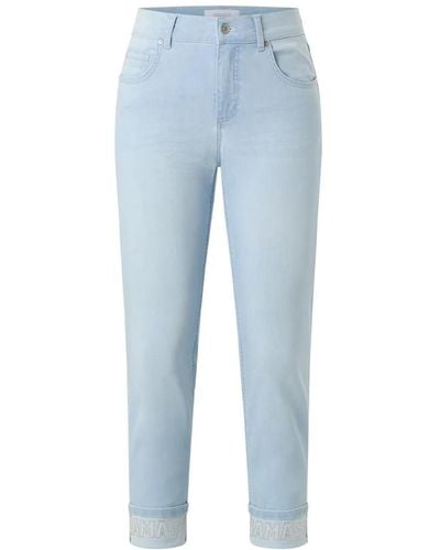 ANGELS Jeans > cropped jeans - Bleu