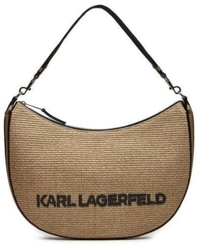 Karl Lagerfeld Schulter- und handtasche - Braun