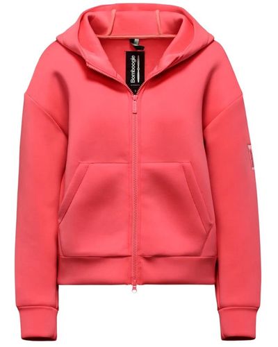 Bomboogie Sweatshirts & hoodies > zip-throughs - Rouge