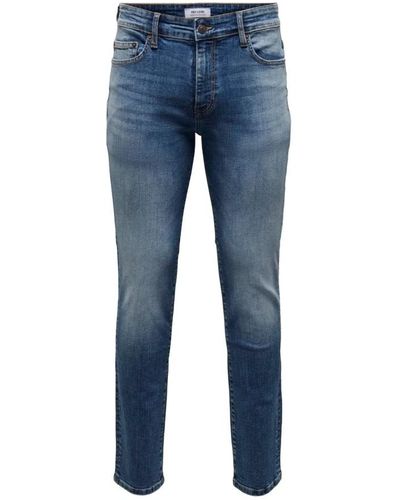 Only & Sons Slim-fit jeans - Blau