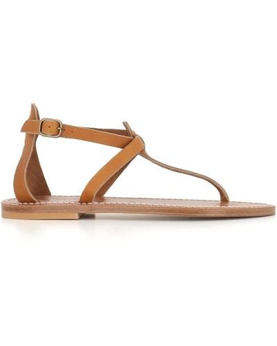 K. Jacques Shoes > sandals > flat sandals - Marron