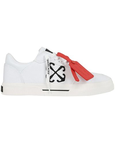 Off-White c/o Virgil Abloh Canvas arrows patch sneakers off - Rot