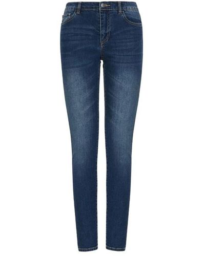 Armani Exchange Jeans 5 bolsillos - Azul