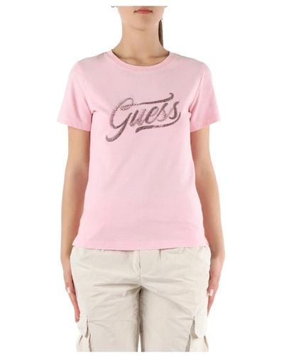 Guess T-Shirts - Pink