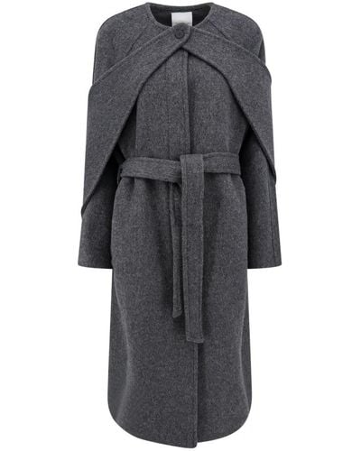 LE17SEPTEMBRE Belted Coats - Grey