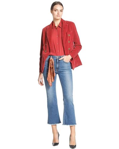 Mason's Jeans > cropped jeans - Rouge