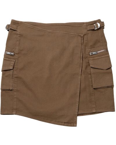 Gestuz Cargo shorts im schlamm - Braun