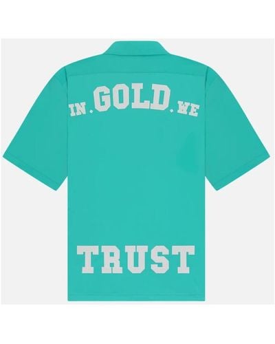 In Gold We Trust Shirts > short sleeve shirts - Bleu