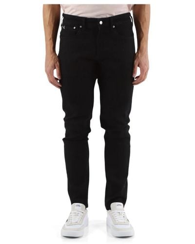 Calvin Klein Slim-Fit Jeans - Black