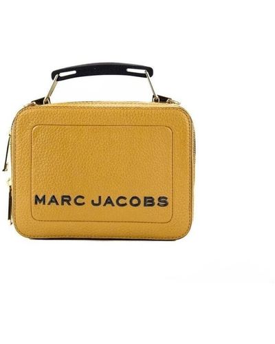 Marc Jacobs Borsa a tracolla in pelle testurizzata marrone dorato - Giallo