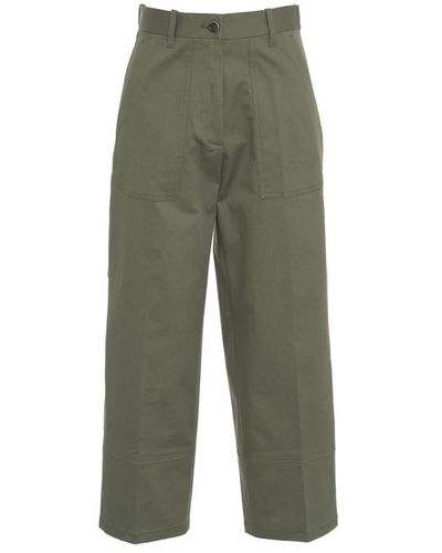 Nine:inthe:morning Straight trousers - Verde