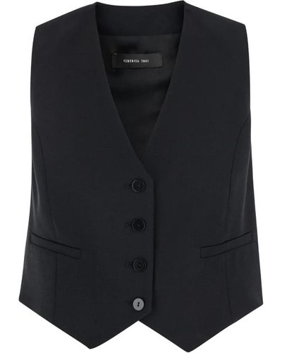 FEDERICA TOSI Jackets > vests - Noir