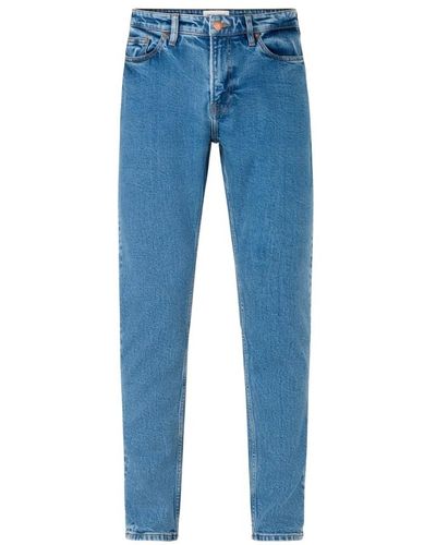 Samsøe & Samsøe Slim Fit Jeans - Blauw