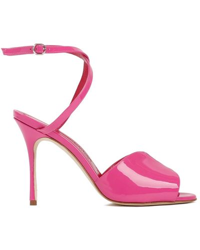 Manolo Blahnik Rosa hourani sandalen olo blahnik - Pink