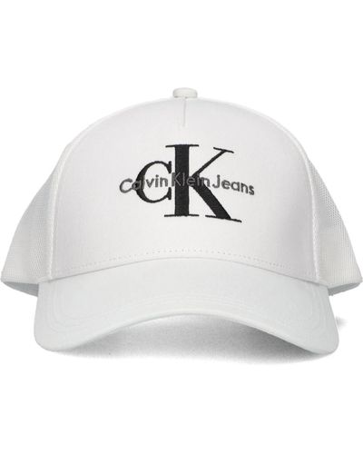 Calvin Klein Monogram trucker cap weiß,monogram trucker cap schwarz mesh