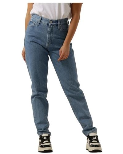 Calvin Klein Mom jeans für frauen - Blau