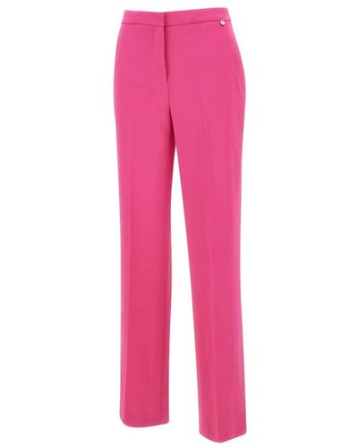 Liu Jo Straight Trousers - Pink