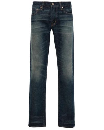 Tom Ford Slim-Fit Jeans - Blue