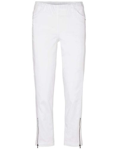 LauRie Trousers > cropped trousers - Blanc