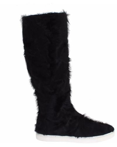 Dolce & Gabbana Bottes fourrées - Noir