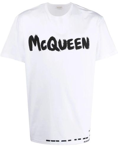 Alexander McQueen Printed logo t-shirt - Weiß