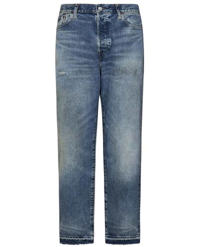 Ralph Lauren Vintage heritage straight-fit indigo denim jeans - Blu