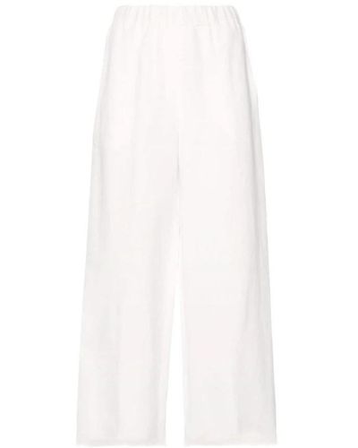 Antonelli Wide Trousers - White