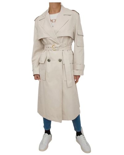 Pinko Coats > trench coats - Neutre