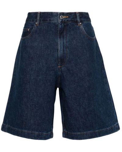 A.P.C. Denim Shorts - Blue