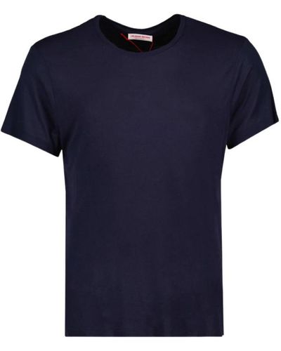 Orlebar Brown Tops > t-shirts - Bleu