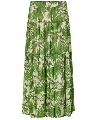 Lolly's Laundry Maxi Skirts - Green