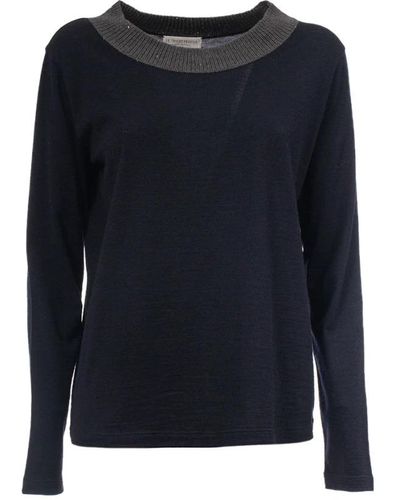 Le Tricot Perugia Round-Neck Knitwear - Blue